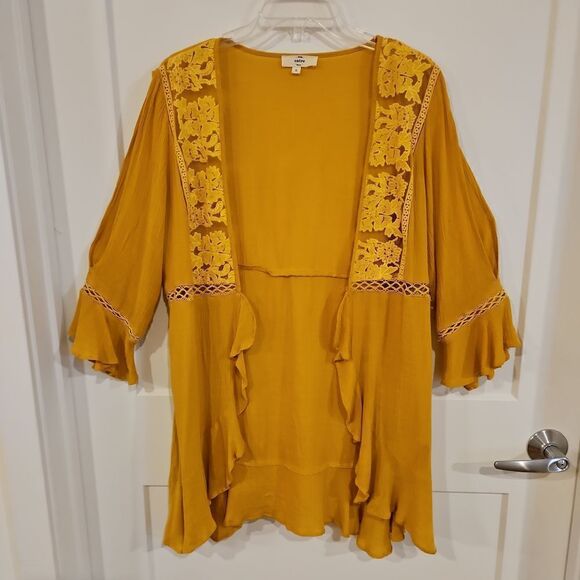 Entro Kimono Mustard Gold - Picture 7 of 9